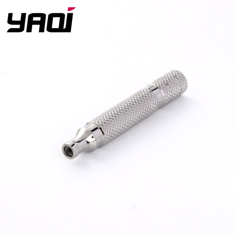 Safety Razor Handle - Razor Handle YAQI Polished Titanium Men