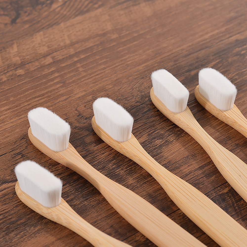 Bamboo Toothbrush Set - 5Pcs Ultra Fine Soft Toothbrush Million