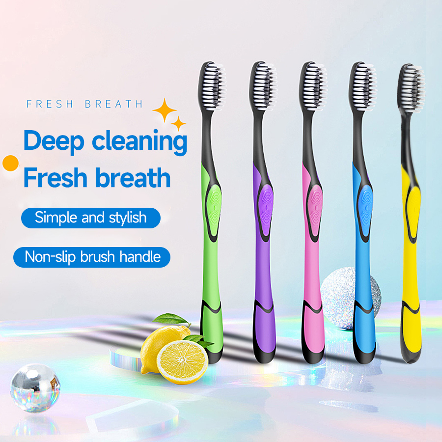 Bamboo Toothbrush Set - 2/5/8pcs small round head soft hair