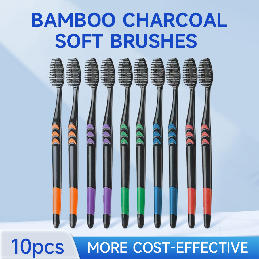 Bamboo Toothbrush Set - 10/20 Pcs Family pack toothbrush, Bamboo