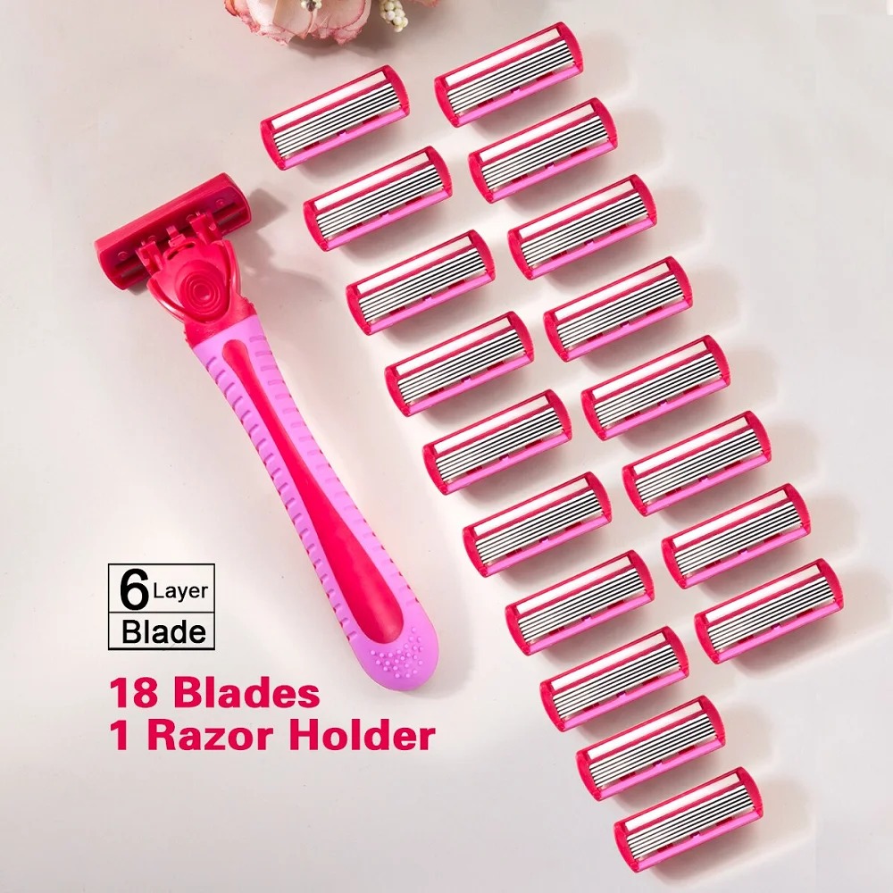 1 Handle + 18 Blades/ Women Ma - Safety Razor Handle avis et prix