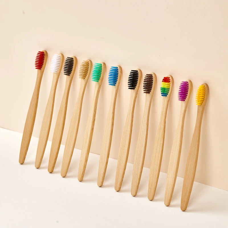 5/10/20/30Pcs Colorful Bamboo  - Bamboo Toothbrush Set avis et prix