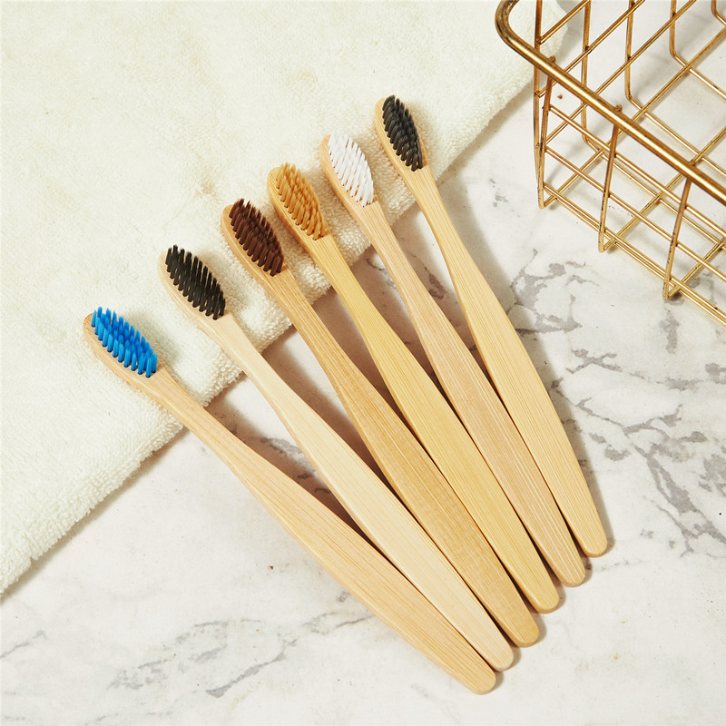 5/10/20/30Pcs Colorful Bamboo  - Bamboo Toothbrush Set avis et prix