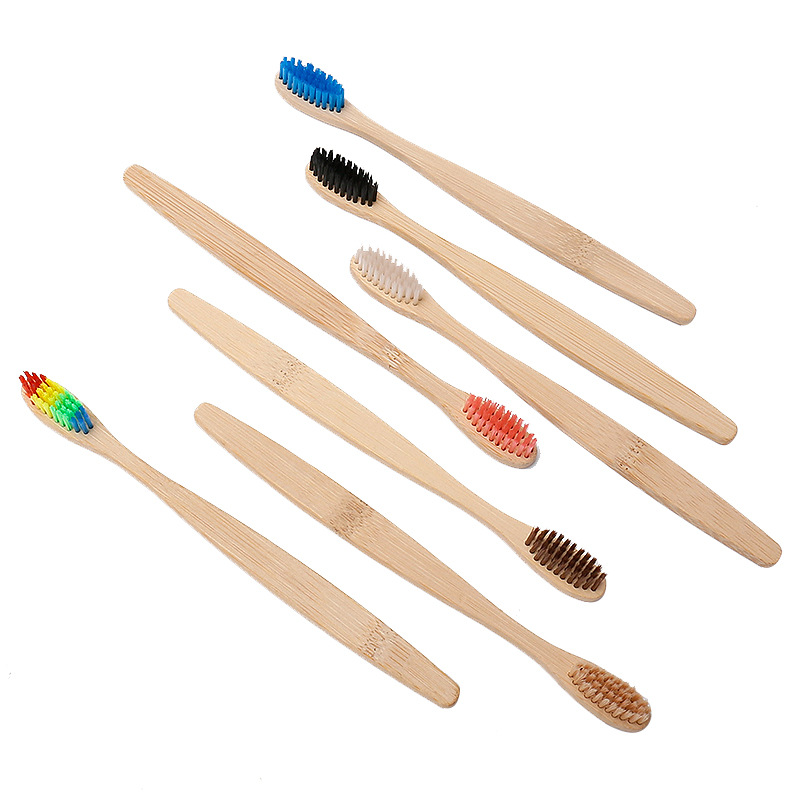 5/10/20/30Pcs Colorful Bamboo  - Bamboo Toothbrush Set avis et prix