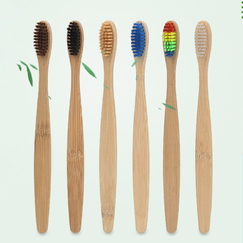 5/10/20/30Pcs Colorful Bamboo  - Bamboo Toothbrush Set avis et prix