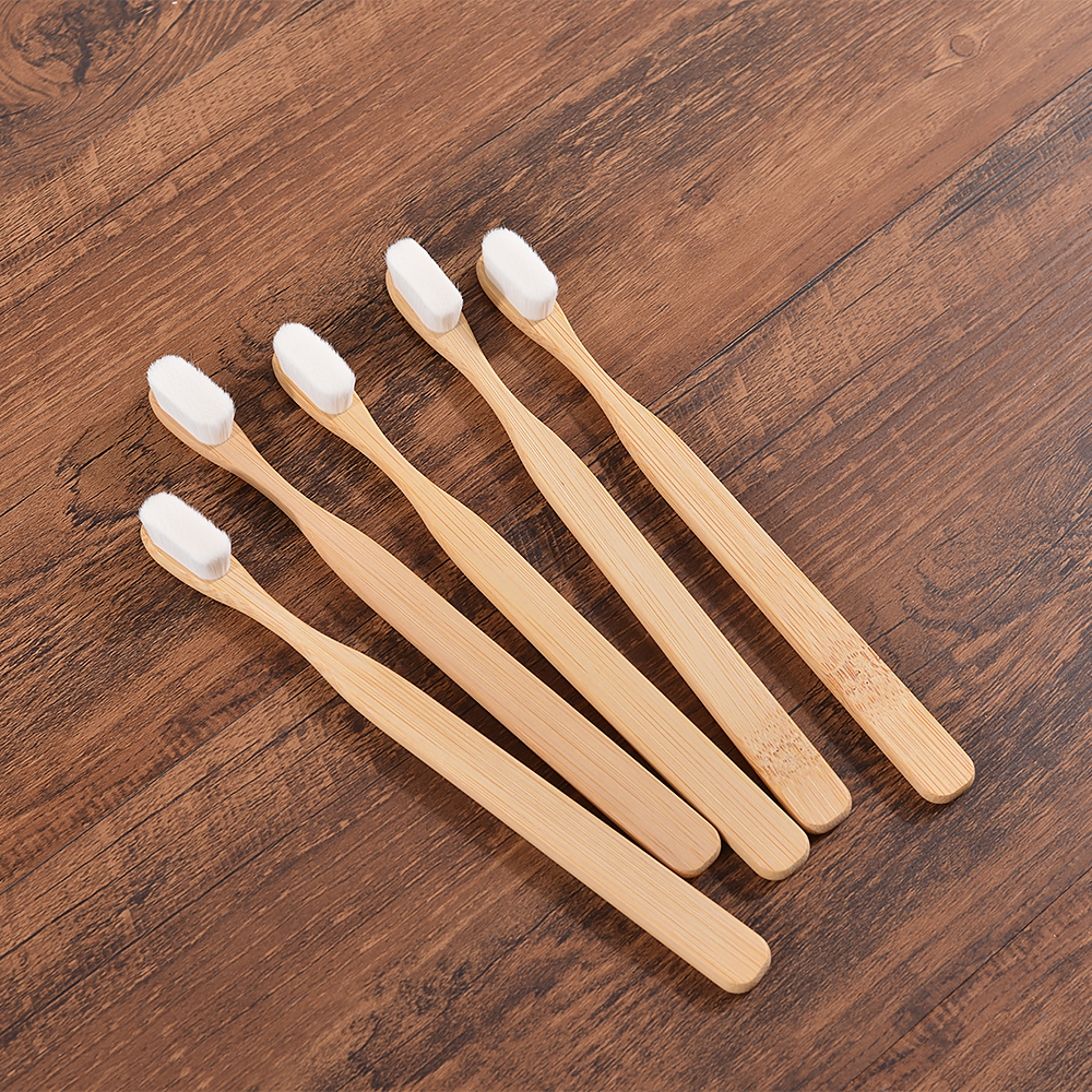5Pcs Ultra Fine Soft Toothbrus - Bamboo Toothbrush Set avis et prix