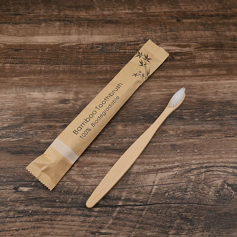 50 / 100 Pcs  Customized Laser - Bamboo Toothbrush Set avis et prix
