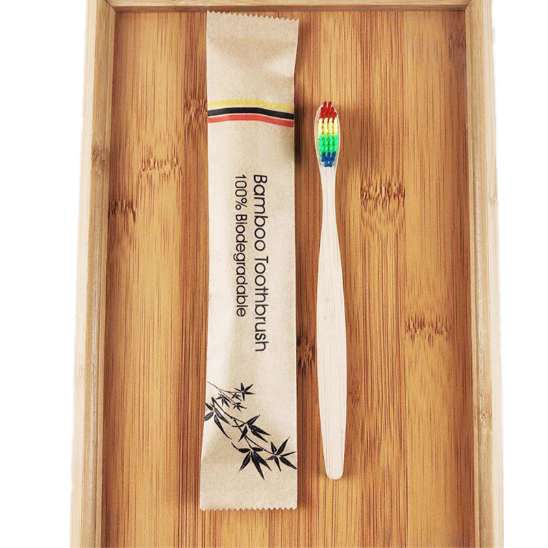 50 / 100 Pcs  Customized Laser - Bamboo Toothbrush Set avis et prix
