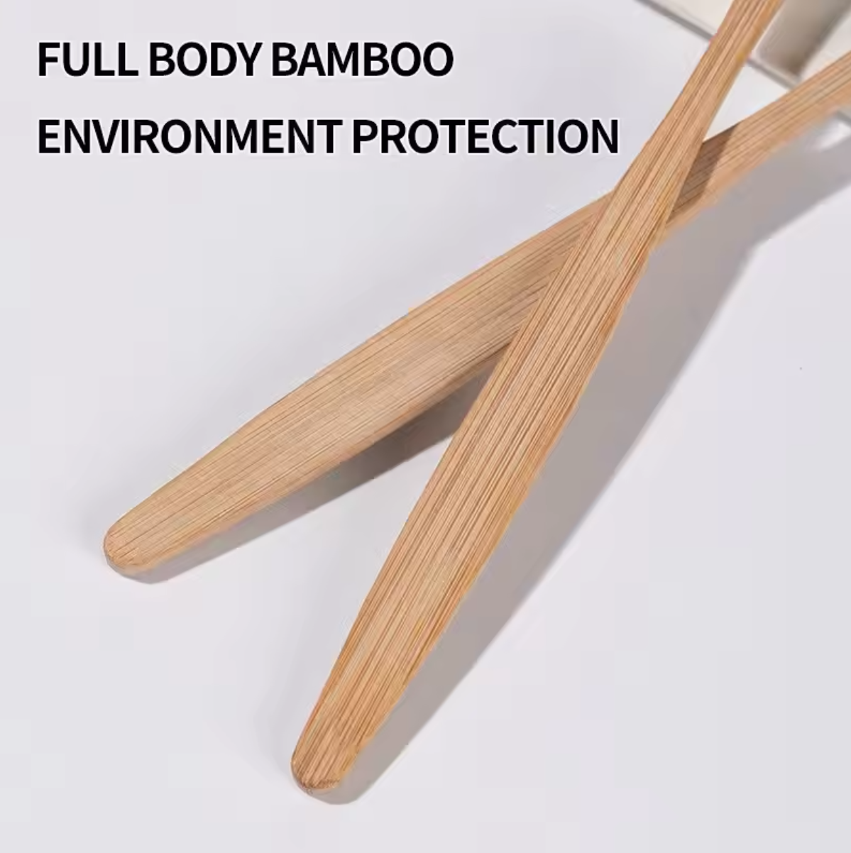 Single Cowhide Wrapped Bamboo  - Bamboo Toothbrush Set avis et prix