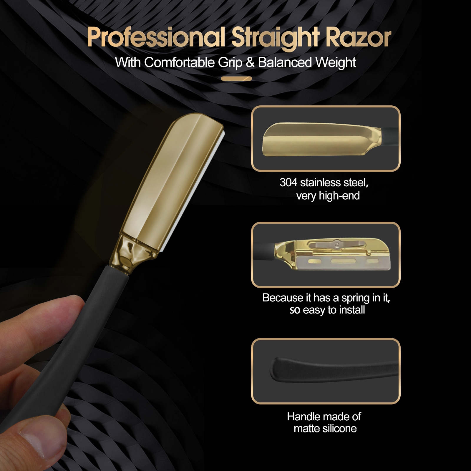 1Pc Pro Baber Beard Straight E - Safety Razor Handle avis et prix