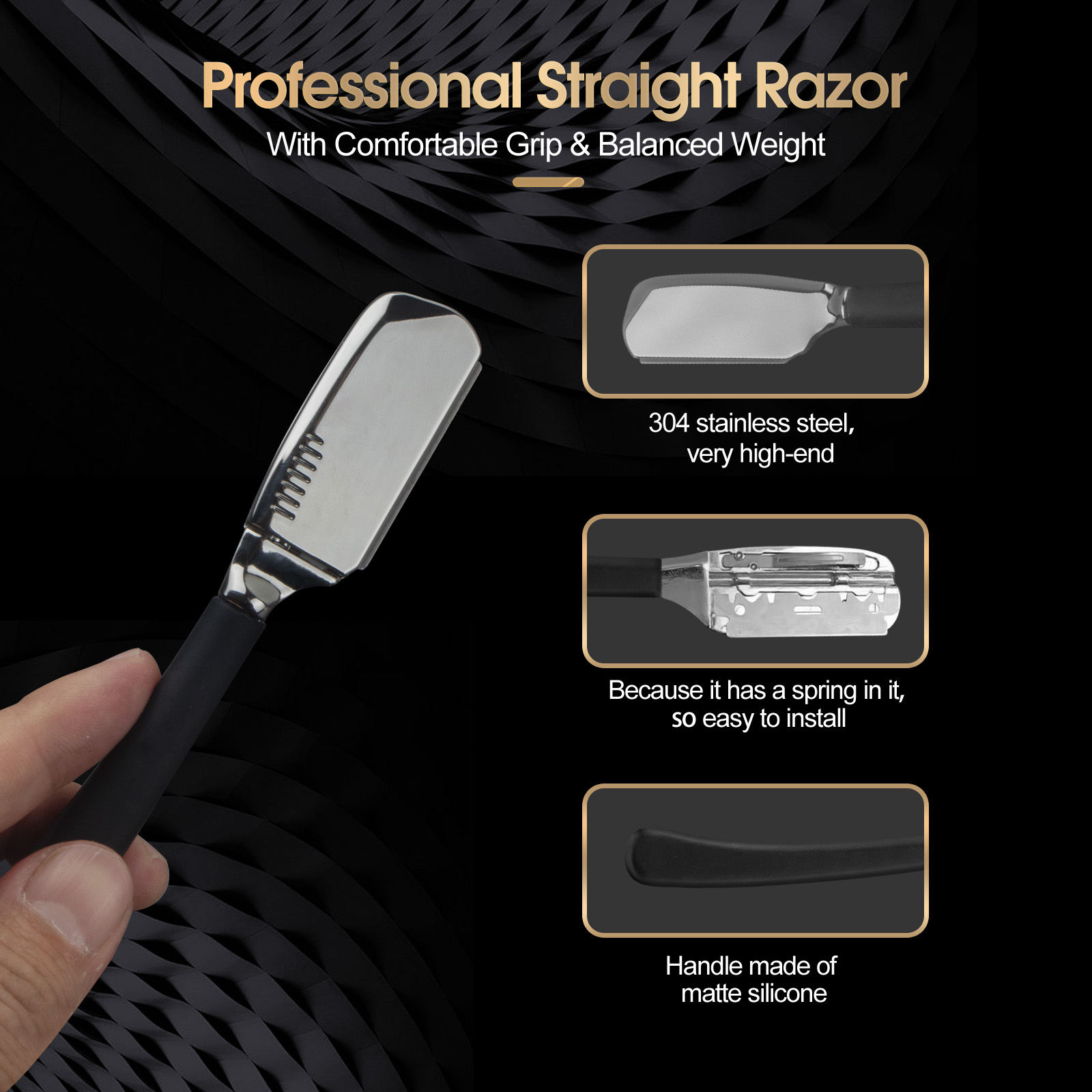 1Pc Pro Baber Beard Straight E - Safety Razor Handle avis et prix