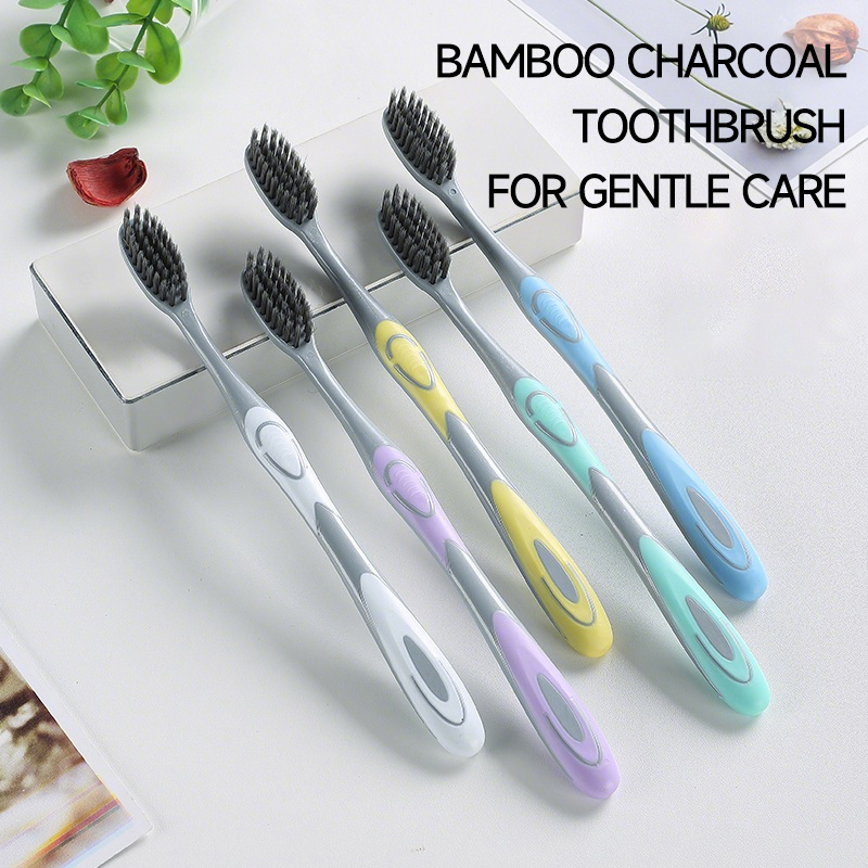 5/10pcs manual toothbrush with - Bamboo Toothbrush Set avis et prix