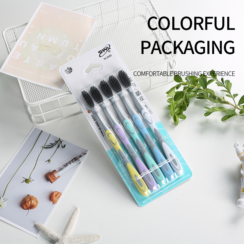 5/10pcs manual toothbrush with - Bamboo Toothbrush Set avis et prix