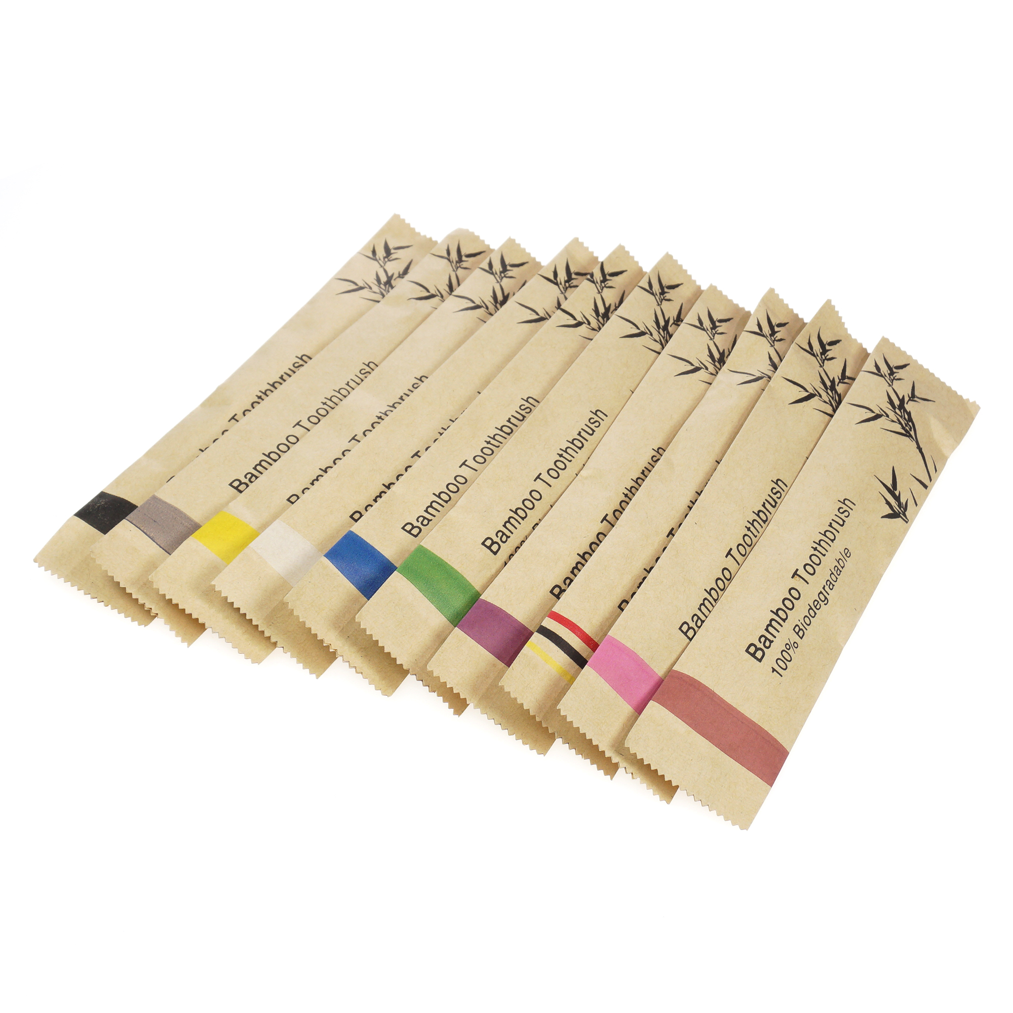 20Pcs Children's Colorful Toot - Bamboo Toothbrush Set avis et prix