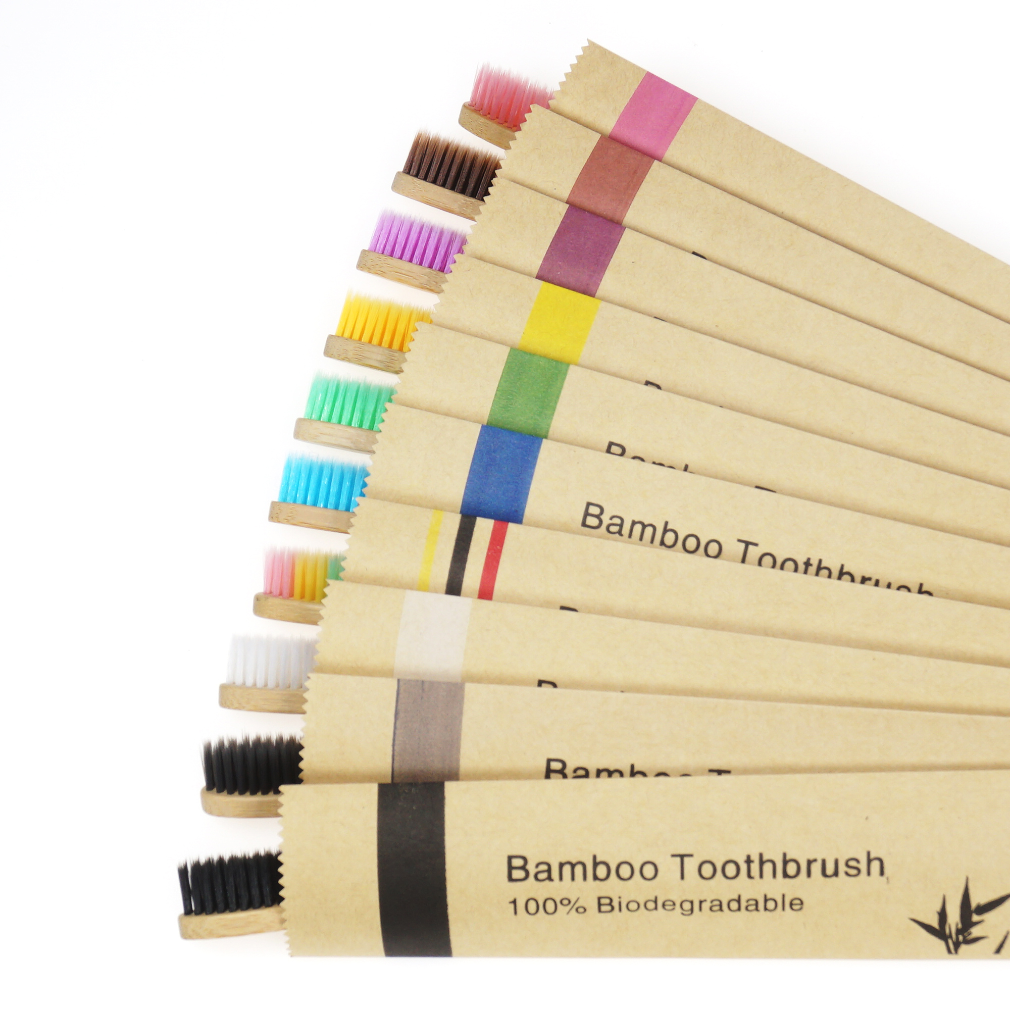 20Pcs Children's Colorful Toot - Bamboo Toothbrush Set avis et prix