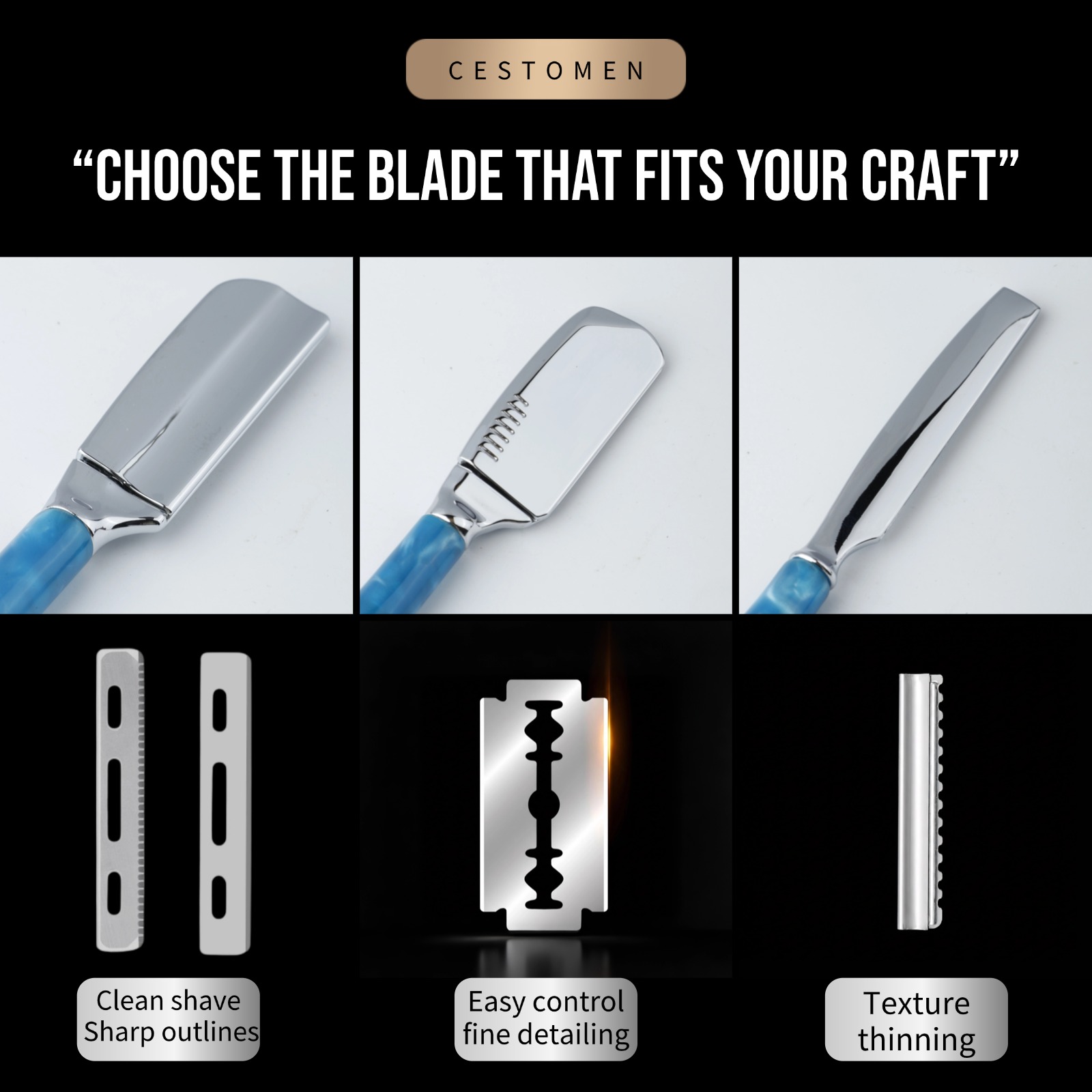 1Pcs Pro Resin Wood Handle Bar - Safety Razor Handle avis et prix