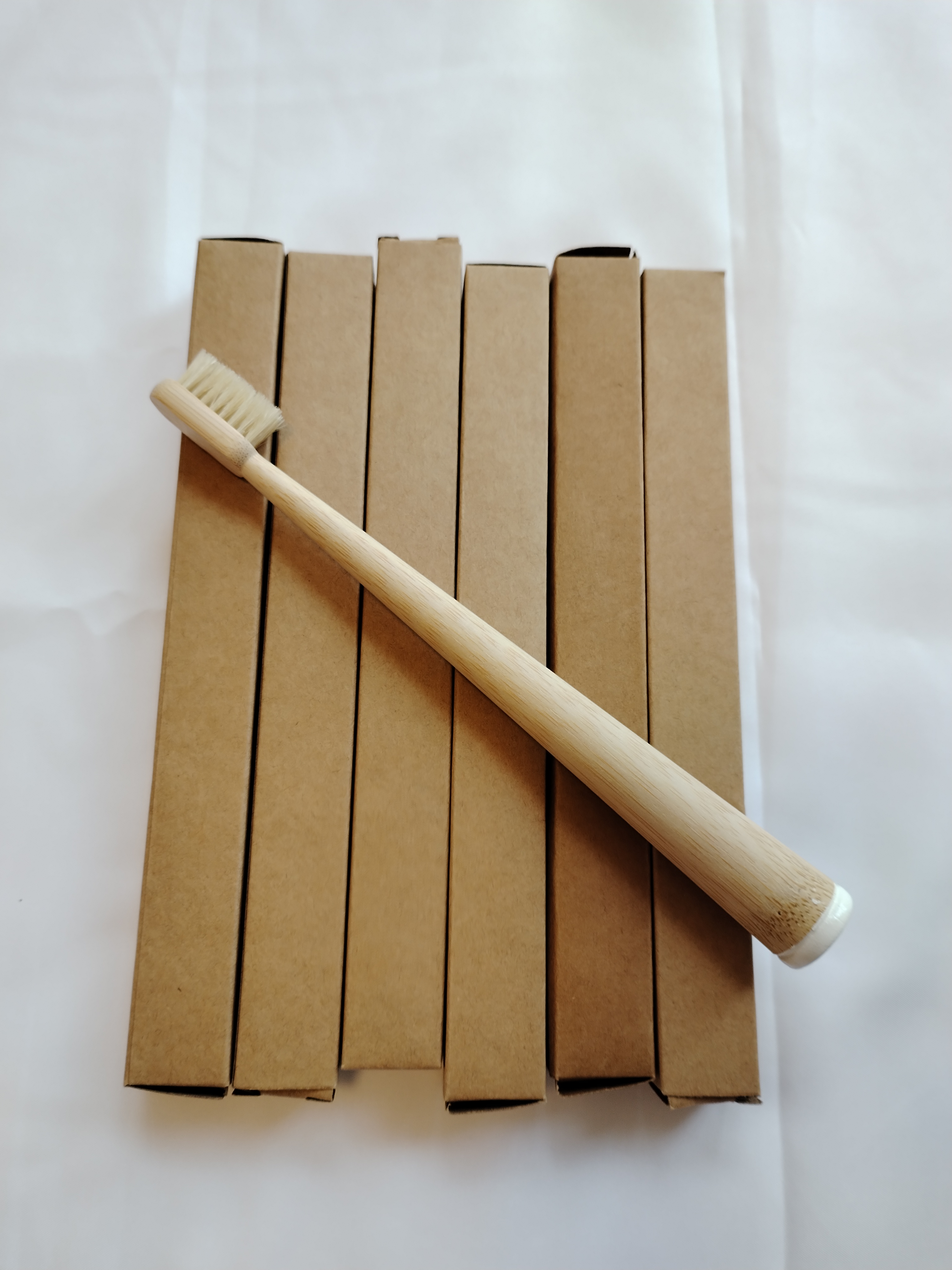 6 Pack Boar Bristle & Bamboo T - Bamboo Toothbrush Set avis et prix