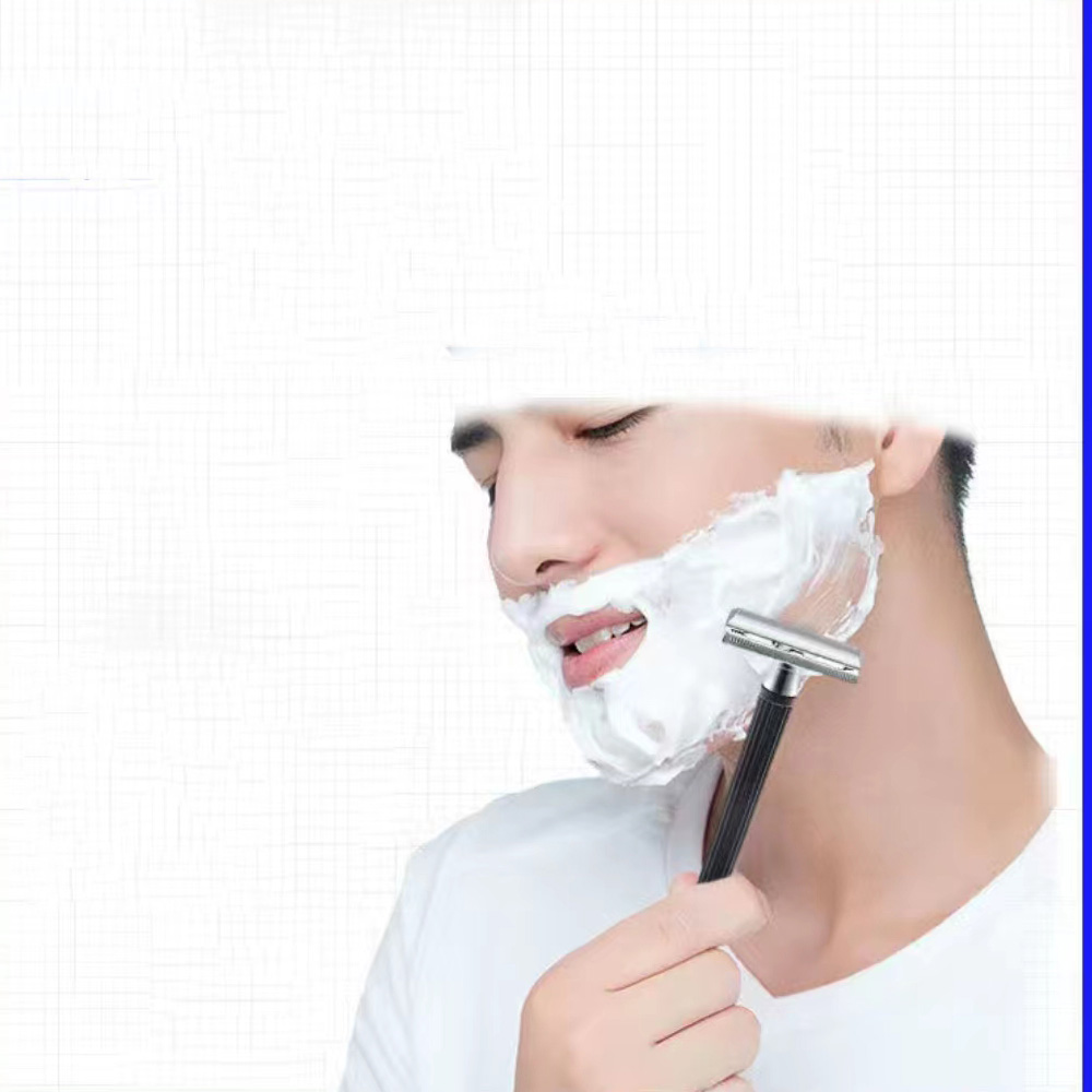 Stainless steel short handle c - Safety Razor Handle avis et prix