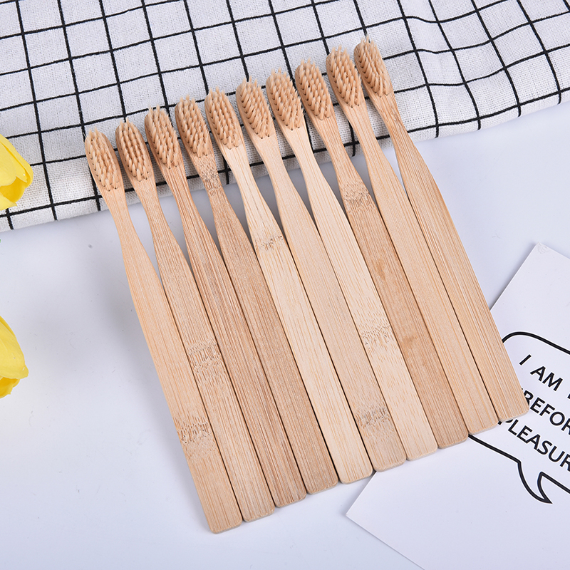 10pcs/oral Natural Bamboo Fibr - Bamboo Toothbrush Set avis et prix
