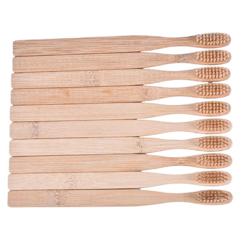 10pcs/oral Natural Bamboo Fibr - Bamboo Toothbrush Set avis et prix